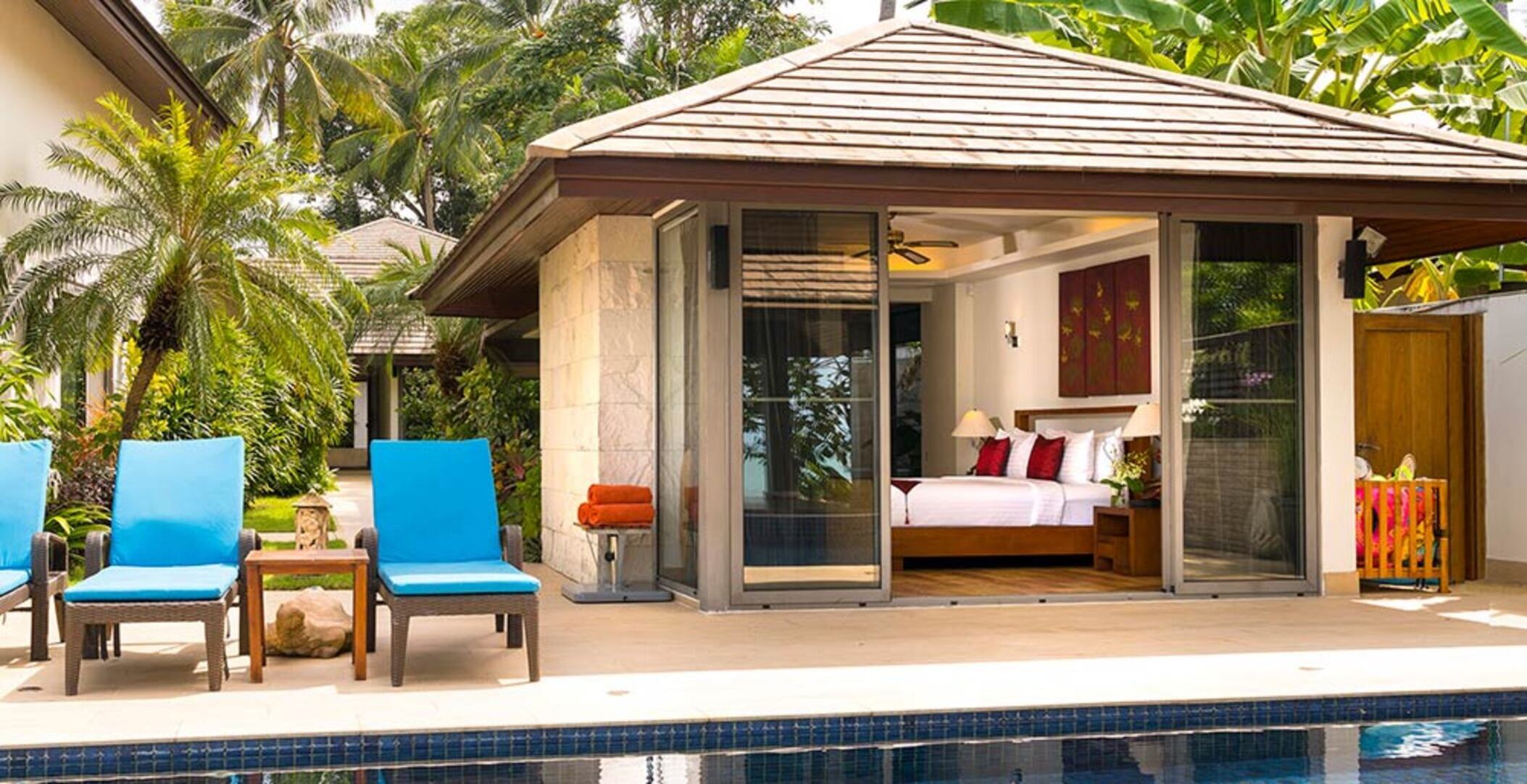Vam in vaši družini bo všeč ta luksuzna vila, polno osebje in zasebni kuhar, Koh Samui Villa 1001