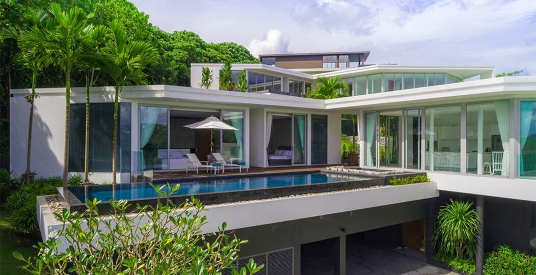 Popolna vila s 5 zvezdicami, polno osebje, vključno z zasebnim kuharjem, vila Phuket 1025