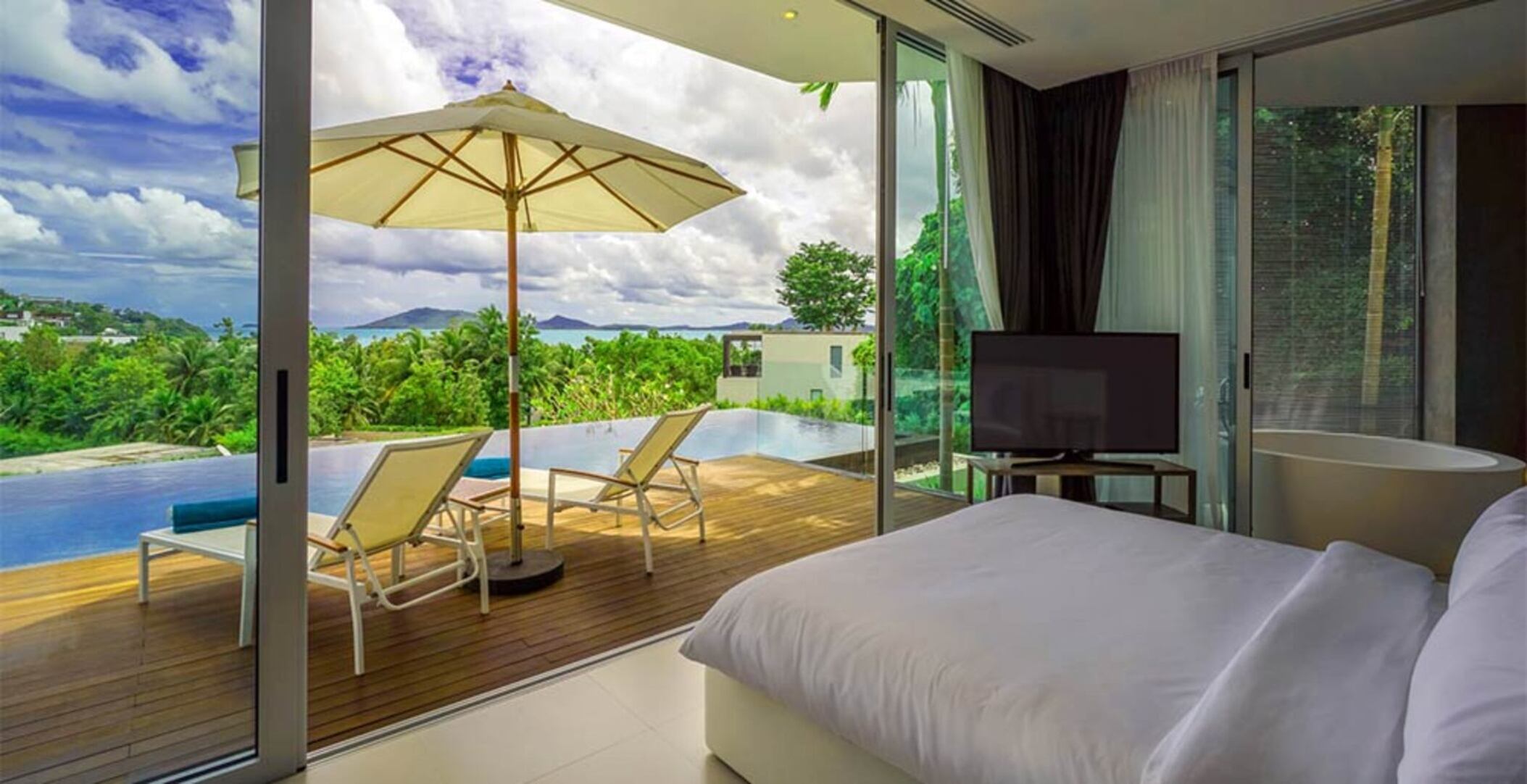 Popolna vila s 5 zvezdicami, polno osebje, vključno z zasebnim kuharjem, vila Phuket 1025