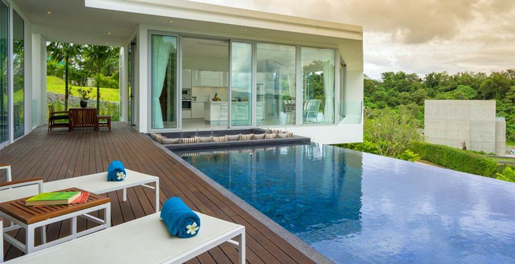 Popolna vila s 5 zvezdicami, polno osebje, vključno z zasebnim kuharjem, vila Phuket 1025