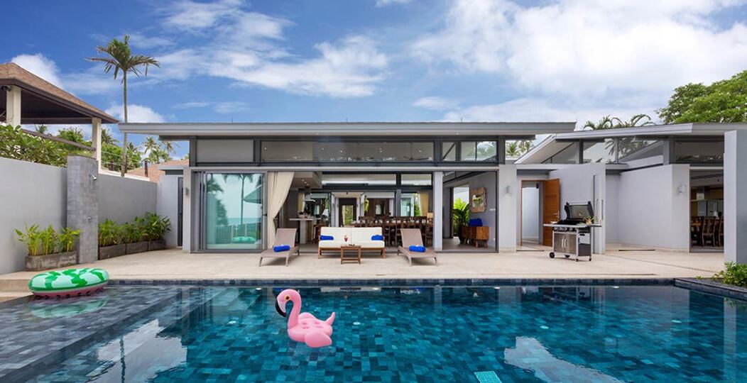 Sanjska vila s sodobno opremo, 1048, Natai Beach, Thailand