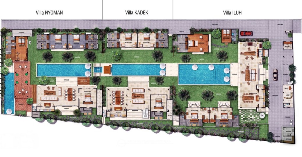 5-zvezdična vila za najem na Baliju, Bali Villa 2084
