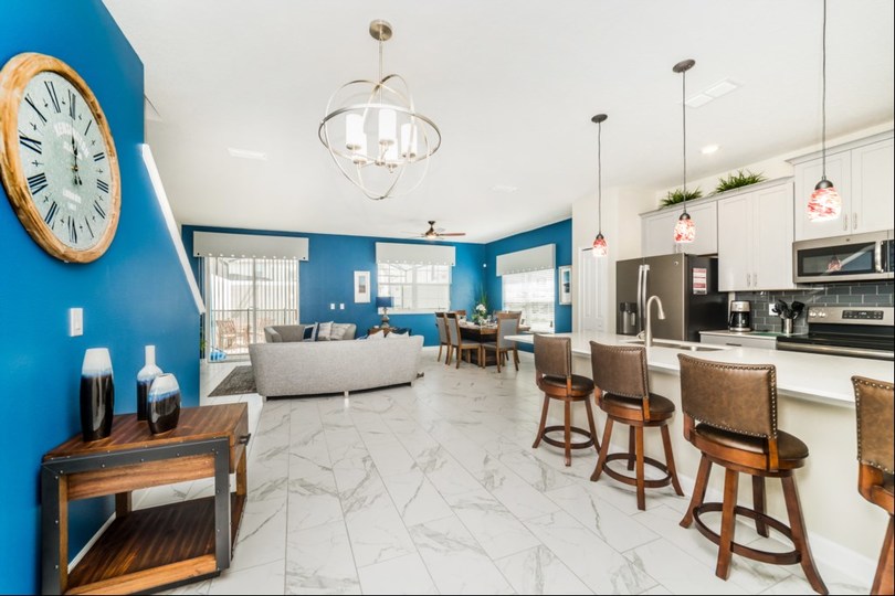 Vam in vaši družini bo všeč ta hiša s 5 zvezdicami in zasebnim bazenom v letovišču Storey Lake, Townhome Orlando 6414