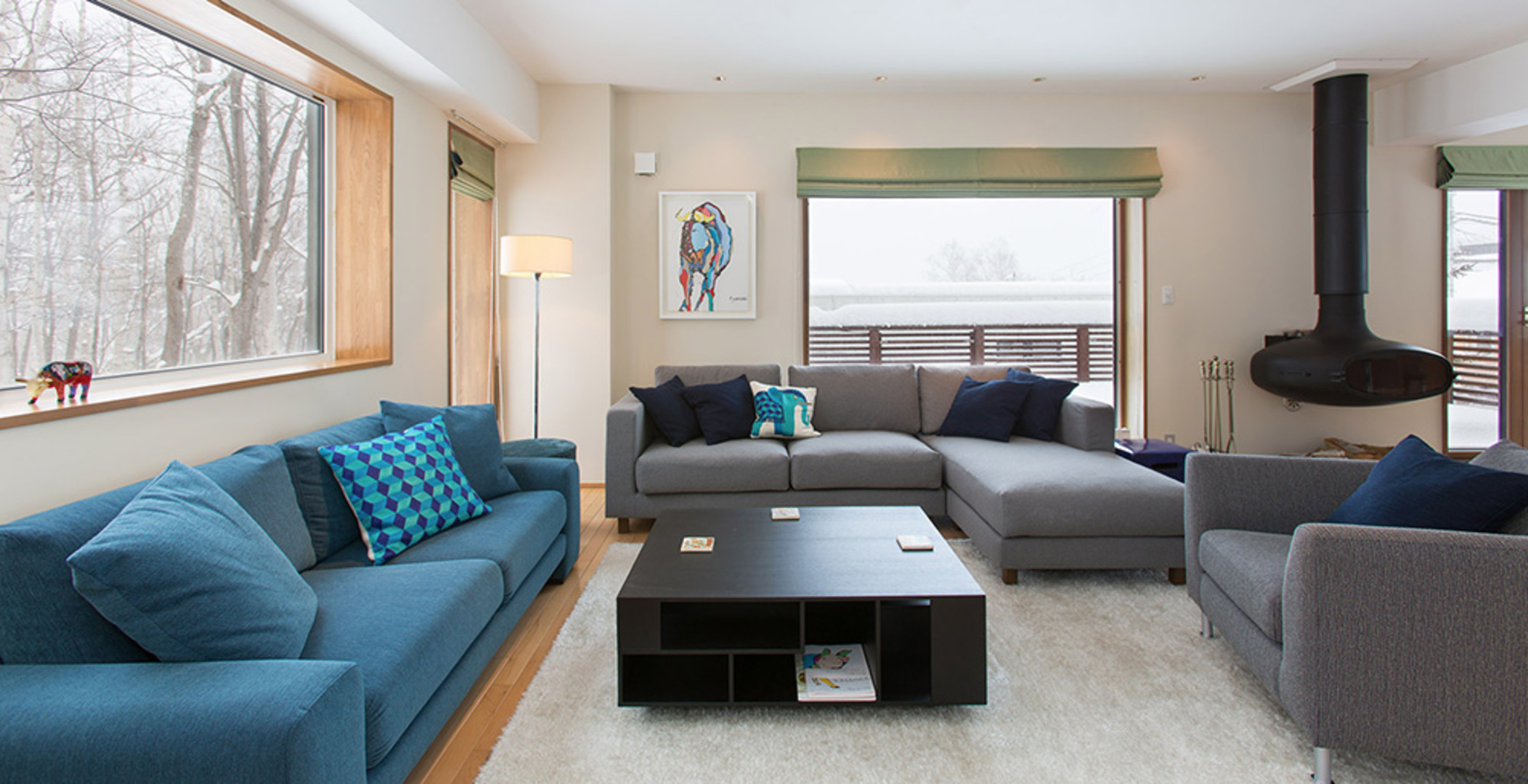 Luksuzna 4-posteljna smučarska koča v Hirafu, Niseko Chalet 1006