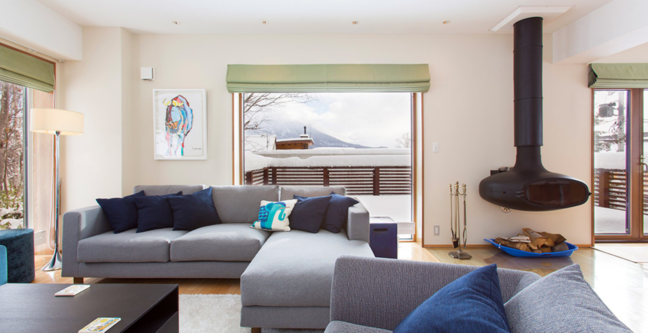 Luksuzna 4-posteljna smučarska koča v Hirafu, Niseko Chalet 1006