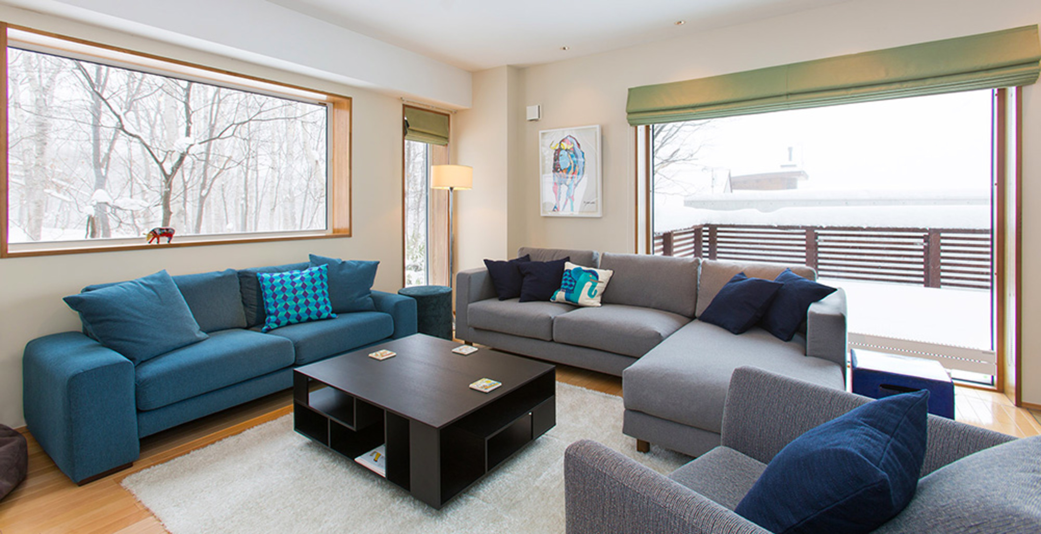 Luksuzna 4-posteljna smučarska koča v Hirafu, Niseko Chalet 1006
