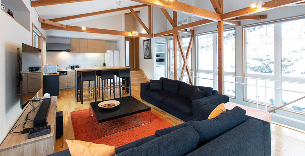 Luksuzna smučarska koča z 2 posteljama in masažno kadjo, Niseko Chalet 1007