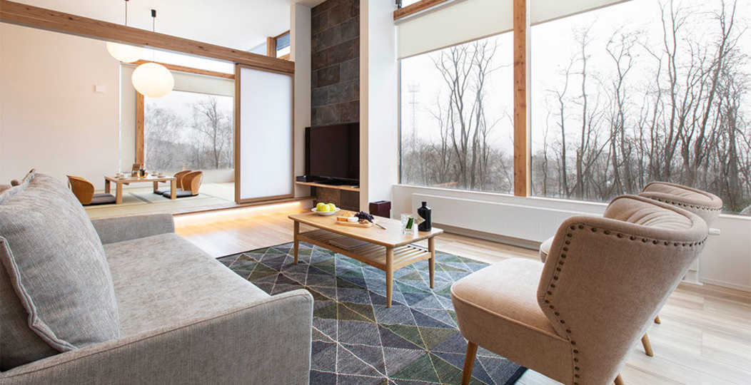 Luksuzna 4-posteljna smučarska koča le nekaj minut od smučišč, Niseko Chalet 1011