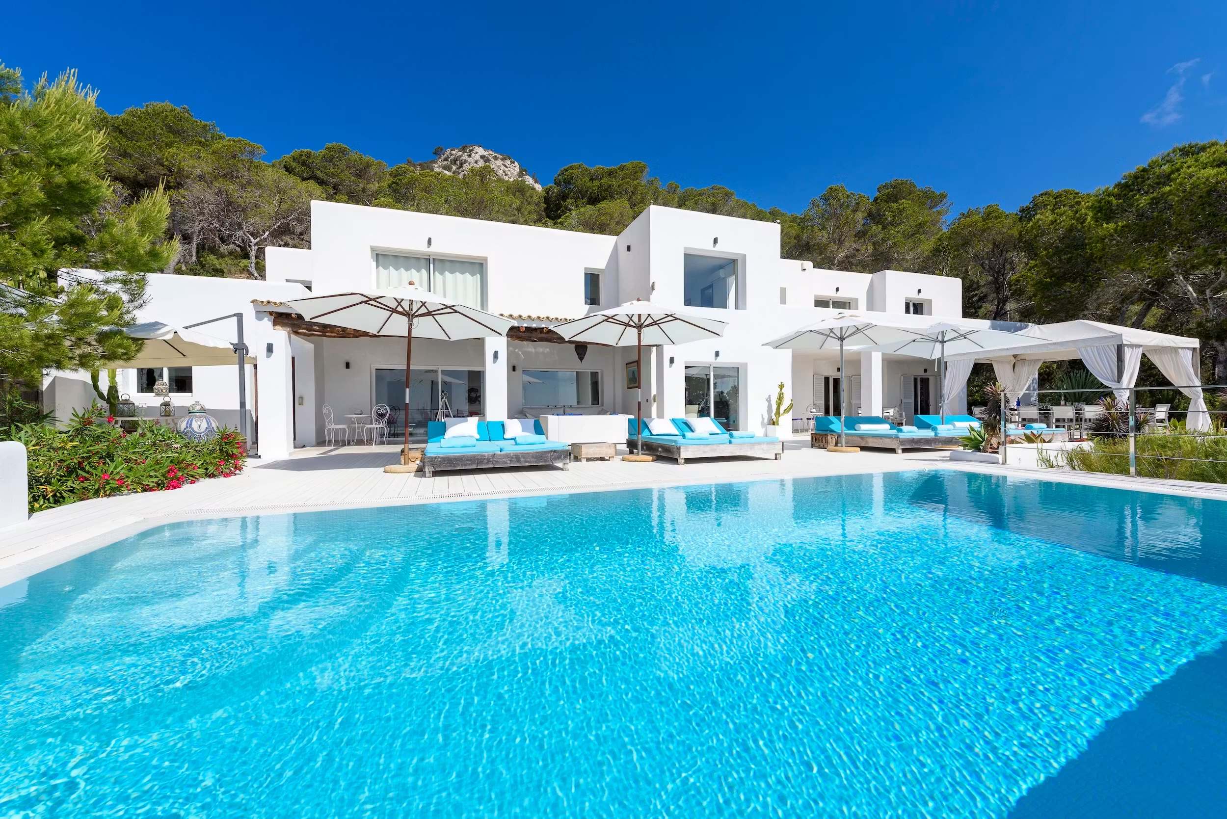 Ekskluzivna vila s 6 spalnicami in mirnim pogledom na morje, vila Ibiza 1004
