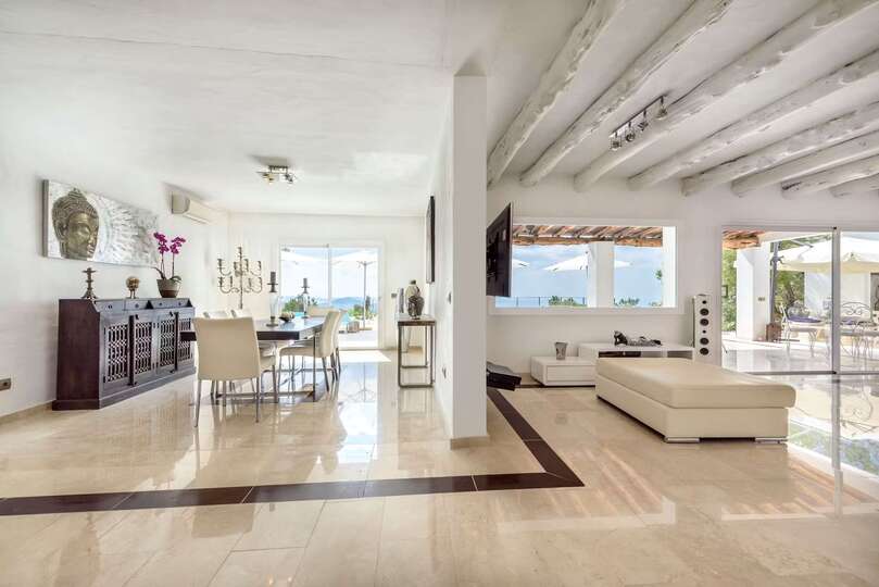 Ekskluzivna vila s 6 spalnicami in mirnim pogledom na morje, vila Ibiza 1004