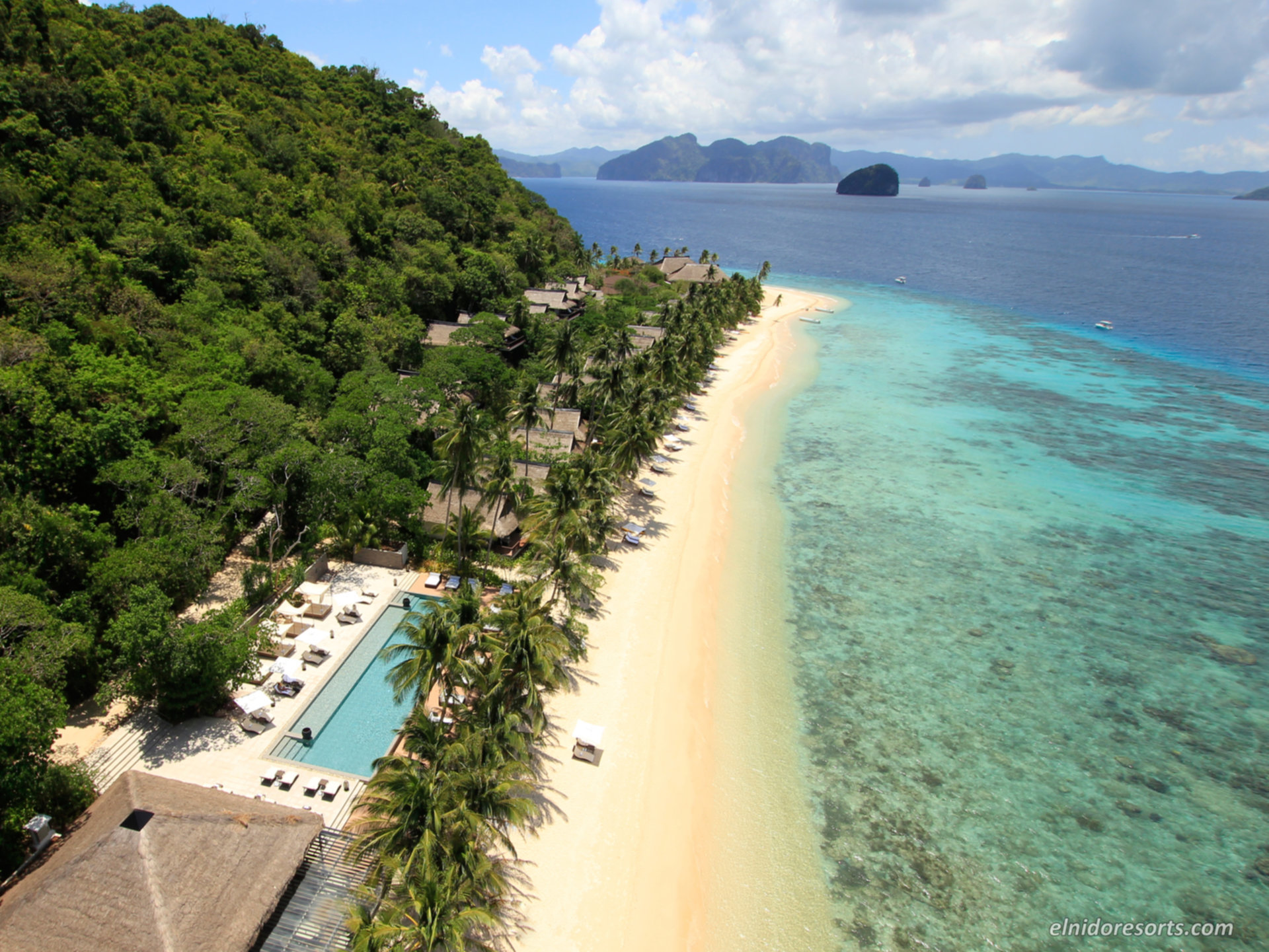Luksuzna vila ob plaži v letovišču Pangulasian Island, vila El Nido 1013