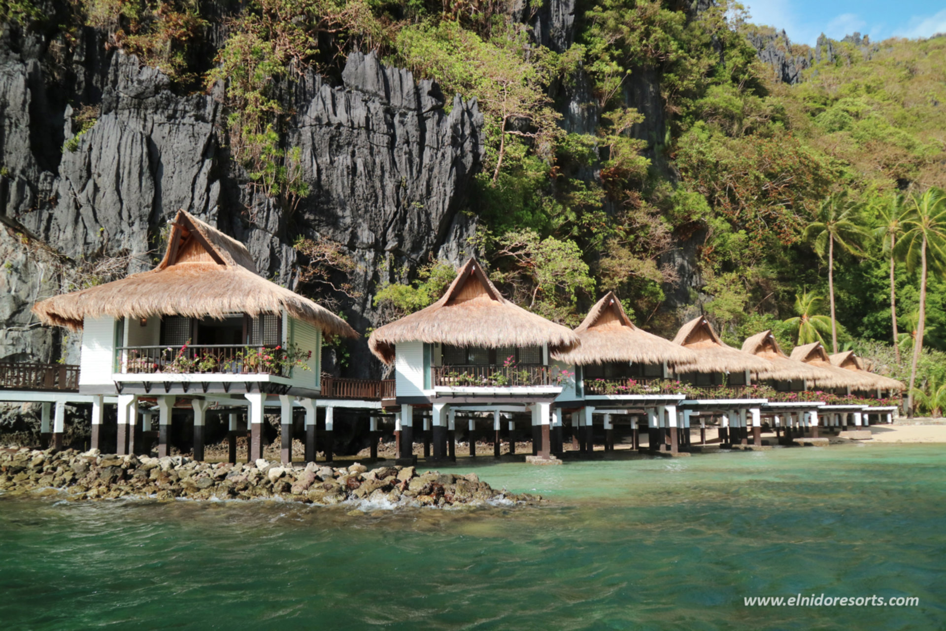Ekskluzivna hiška s 5 zvezdicami in pogledom na morje v letovišču Miniloc Island, El Nido Cottage 1014