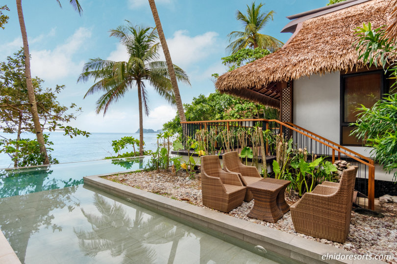 Vrhunska zasebna vila na plaži Pangulasian Island Resort, vila El Nido 1015