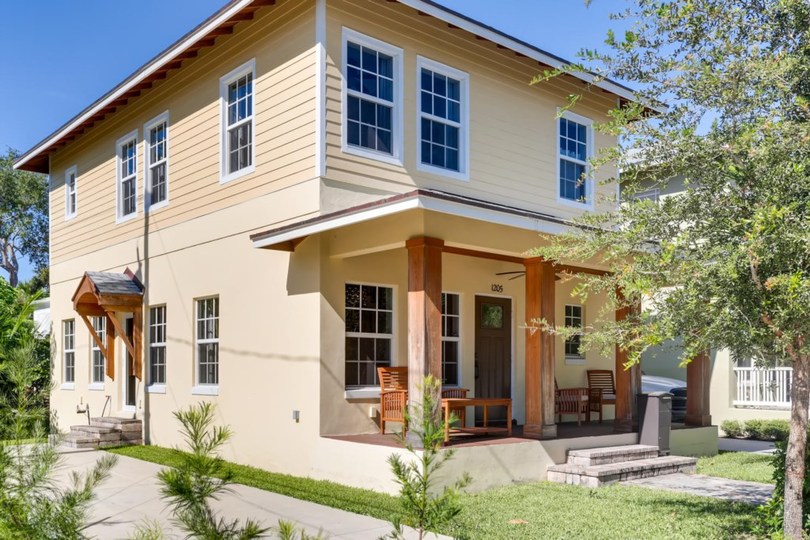 Všeč vam bo ta očarljiva mestna hiša v West Palm Beachu, vila West Palm Beach 1862