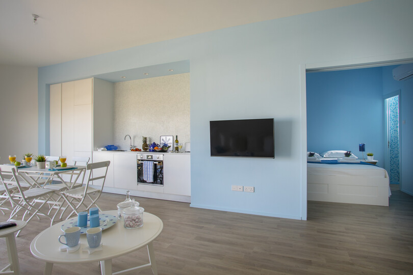 Predstavljajte si, da vi in vaša družina najamete to popolno počitniško stanovanje nekaj minut od plaže, Protaras Apartma 1408
