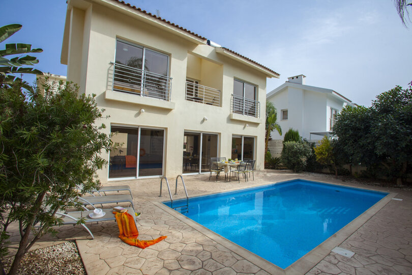 Skrivnost uživanja v vili s 5 zvezdicami v bližini zaliva Fig Tree Bay, vila Protaras 1476