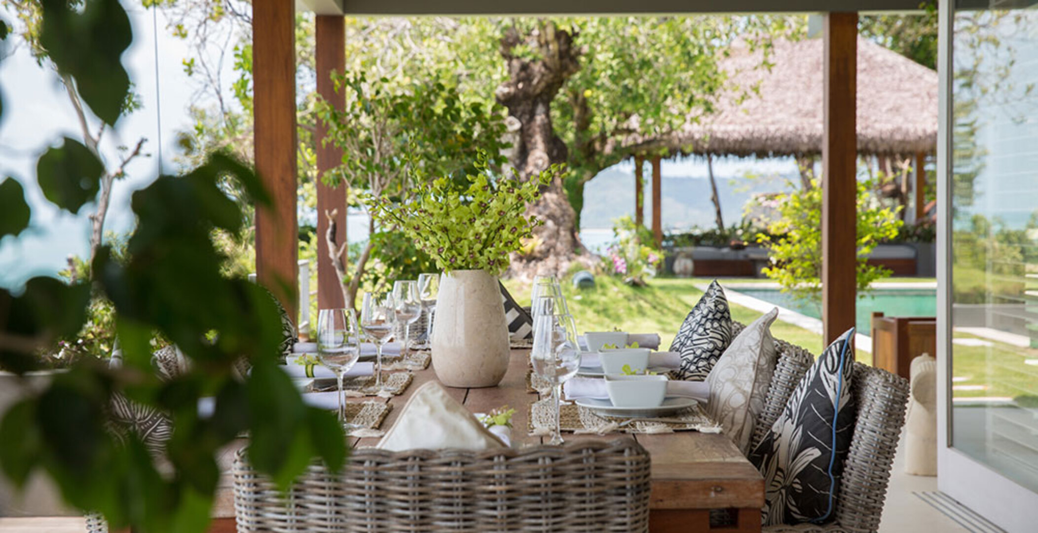 Vam in vaši družini bo všeč ta luksuzna vila, polno osebje in zasebni kuhar, Koh Samui Villa 1009