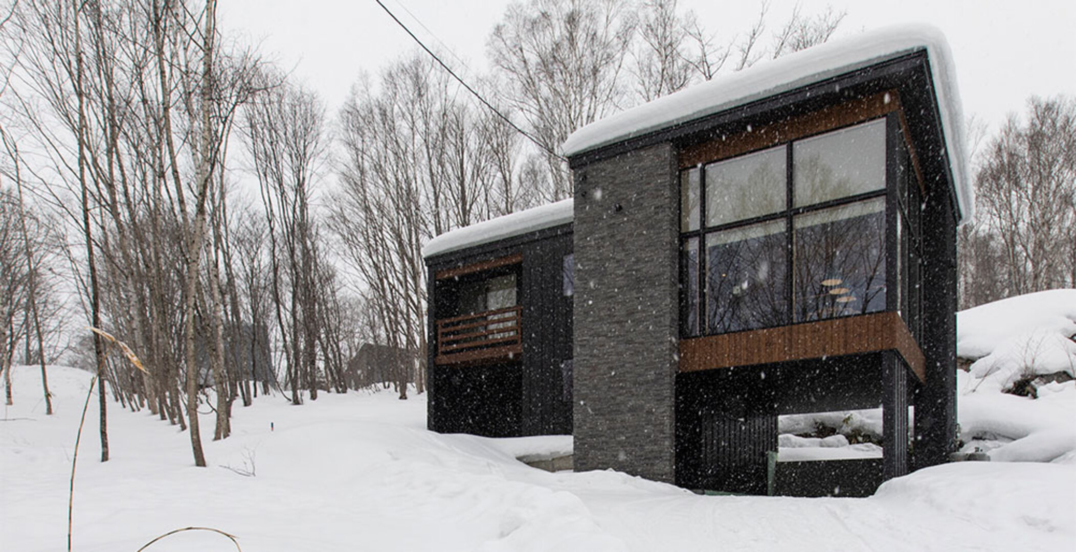 3 počitniška koča v Hirafu, blizu smučišča, koča Niseko 1024