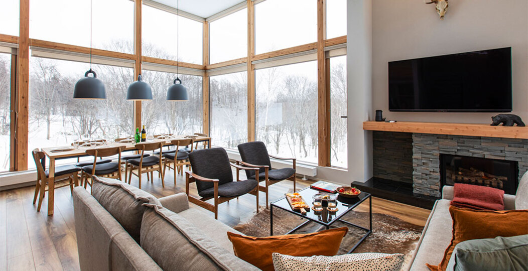 3 počitniška koča v Hirafu, blizu smučišča, koča Niseko 1024