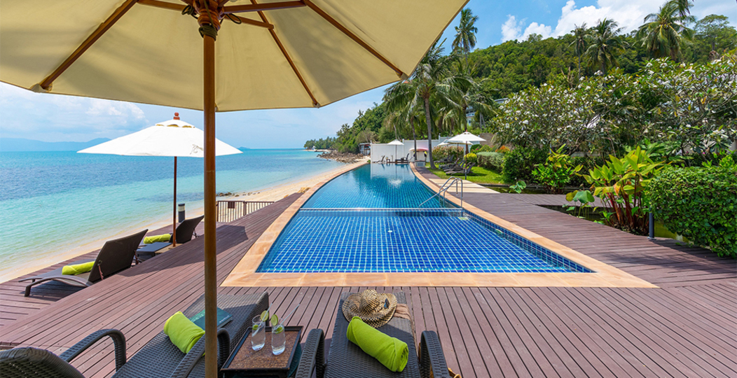 Končno lahko vi in vaši prijatelji najamete luksuzno vilo z 24/7 vratarjem in zasebnim kuharjem, Koh Samui Villa 1018, Mae Nam, Thailand