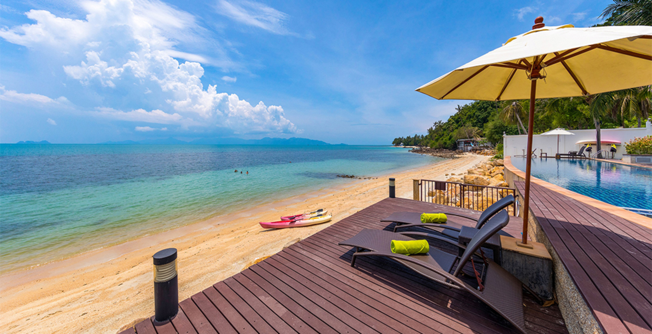 Končno lahko vi in vaši prijatelji najamete luksuzno vilo z 24/7 vratarjem in zasebnim kuharjem, Koh Samui Villa 1018