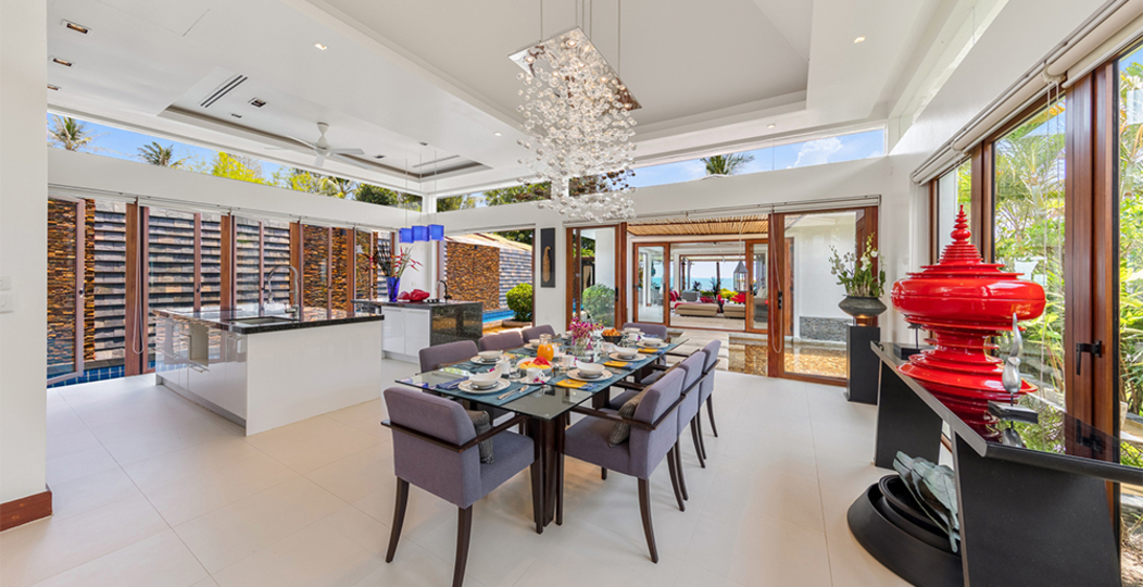 Končno lahko vi in vaši prijatelji najamete luksuzno vilo z 24/7 vratarjem in zasebnim kuharjem, Koh Samui Villa 1018