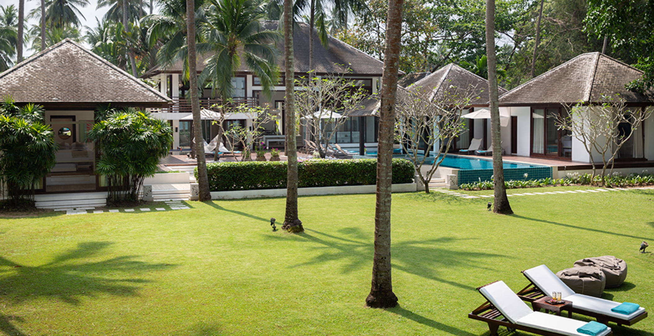 Končno lahko vi in vaši prijatelji najamete luksuzno vilo z 24/7 vratarjem in zasebnim kuharjem, Koh Samui Villa 1019