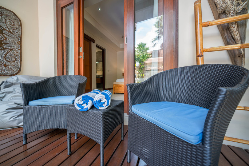 Predstavljajte si, da vaša družina najame luksuzno počitniško vilo s 3 spalnicami blizu plaže Kabupaten Badung Double Six, Bali Villa 2105