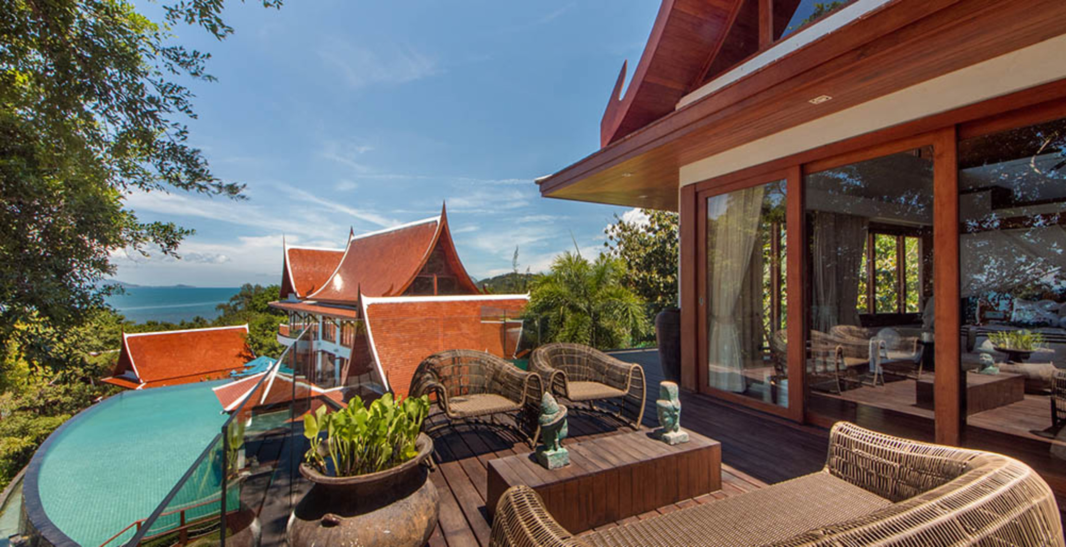 Luksuzna vila v Chang Wat Surat Thani z zasebnim bazenom, Koh Samui Villa 1013