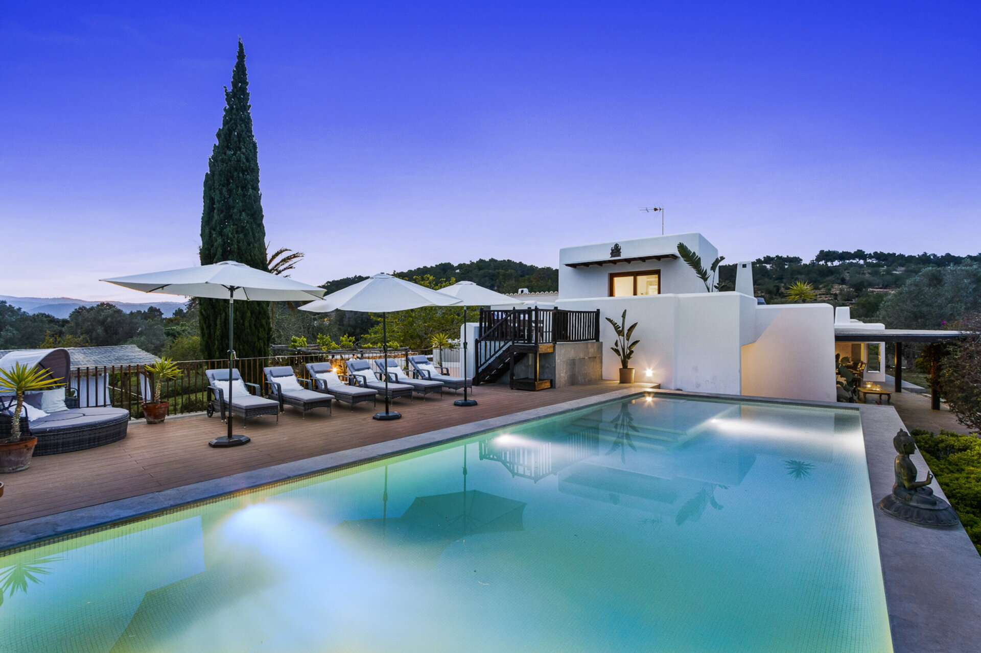 Čudovita vila s 5 zvezdicami in zasebnim bazenom, Ibiza Villa 1365