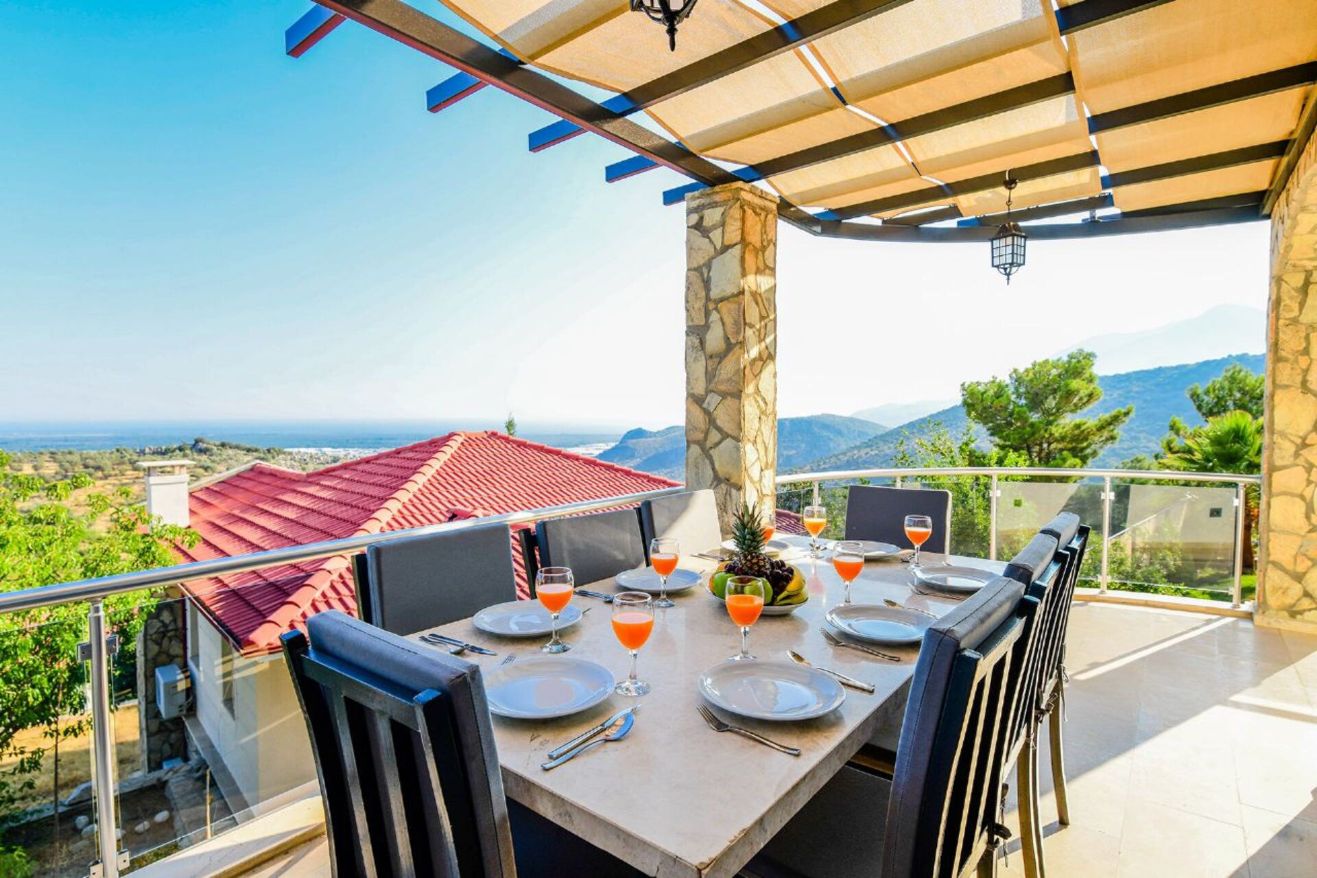Všeč vam bo ta luksuzna vila s 4 spalnicami, Fethiye Villa 1005