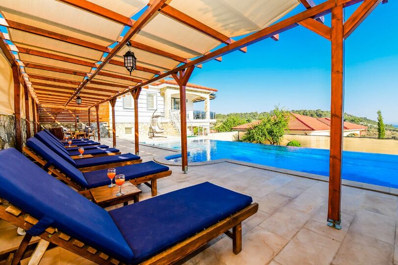 Všeč vam bo ta luksuzna vila s 4 spalnicami, Fethiye Villa 1005