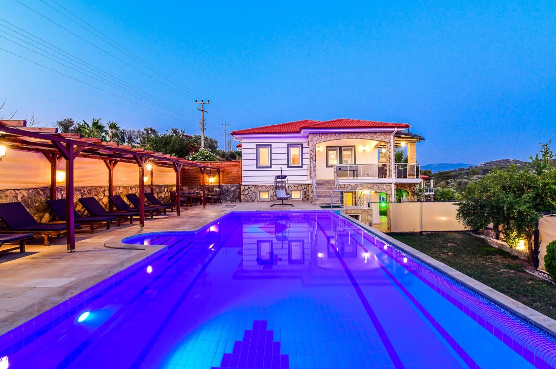 Všeč vam bo ta luksuzna vila s 4 spalnicami, Fethiye Villa 1005