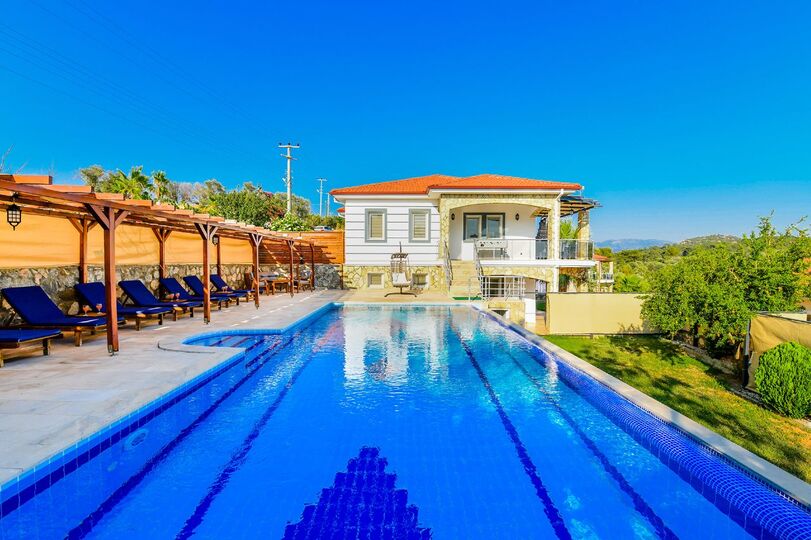 Všeč vam bo ta luksuzna vila s 4 spalnicami, Fethiye Villa 1005