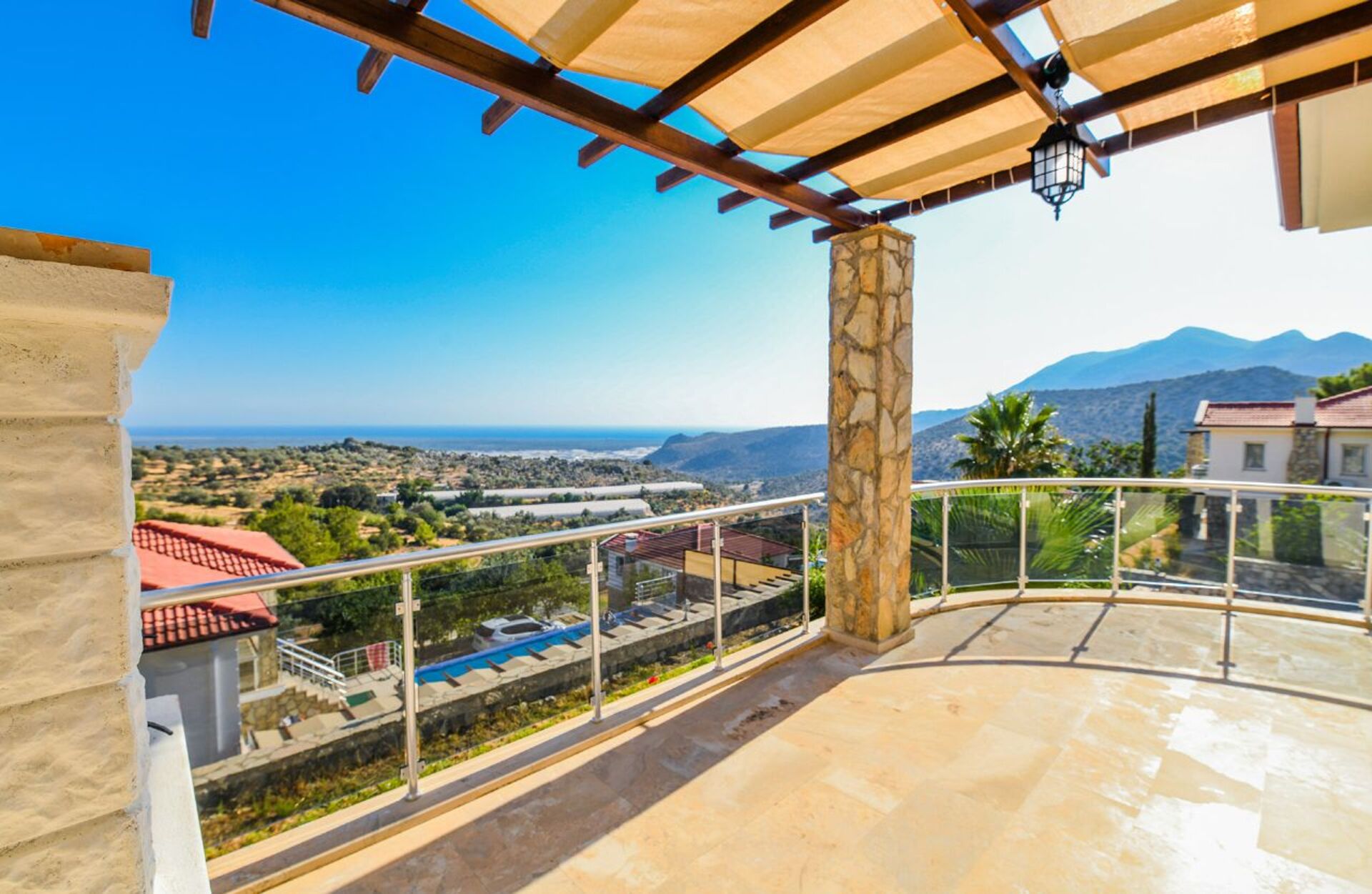 Ekskluzivna vila s 3 spalnicami in pogledom na plažo Patara, vila Fethiye 1007