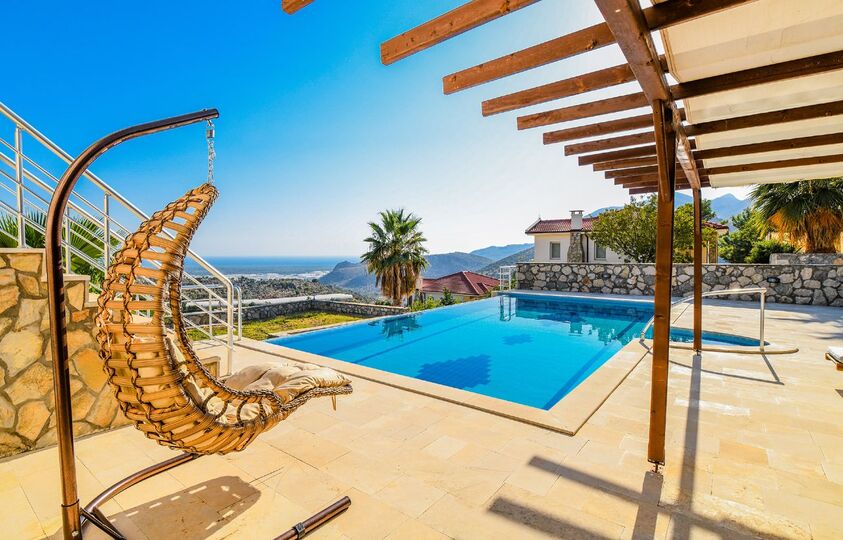 Ekskluzivna vila s 3 spalnicami in pogledom na plažo Patara, vila Fethiye 1007