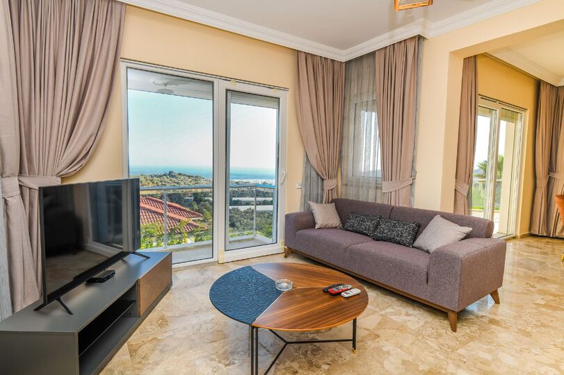 Ekskluzivna vila s 3 spalnicami in pogledom na plažo Patara, vila Fethiye 1007