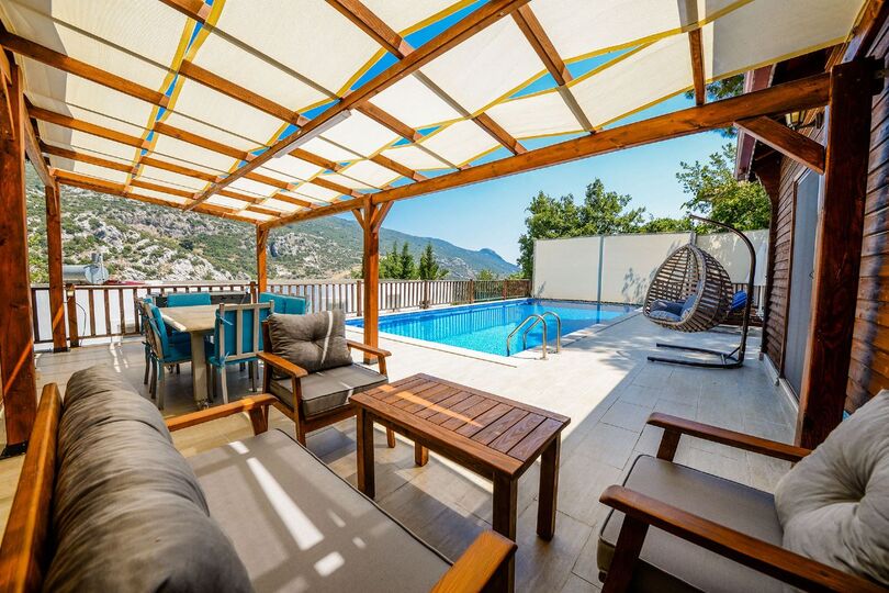 Ekskluzivna vila z osupljivim razgledom, Kalkan Villa 1070