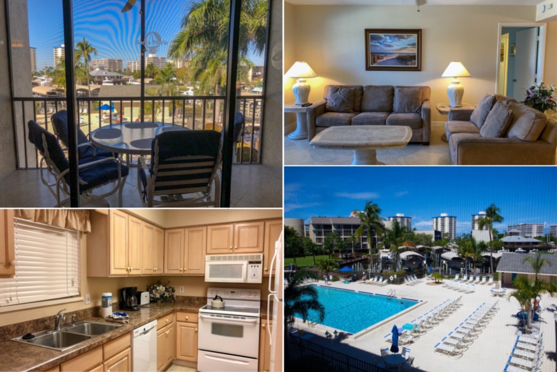 Ultimate 2-sobno stanovanje v letovišču Santa Maria Harbour, Florida Condo 5934