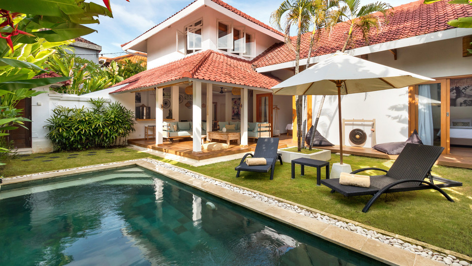Prostorna vila s 3 spalnicami z vrtom in bazenom na Baliju, vila Bali 2208