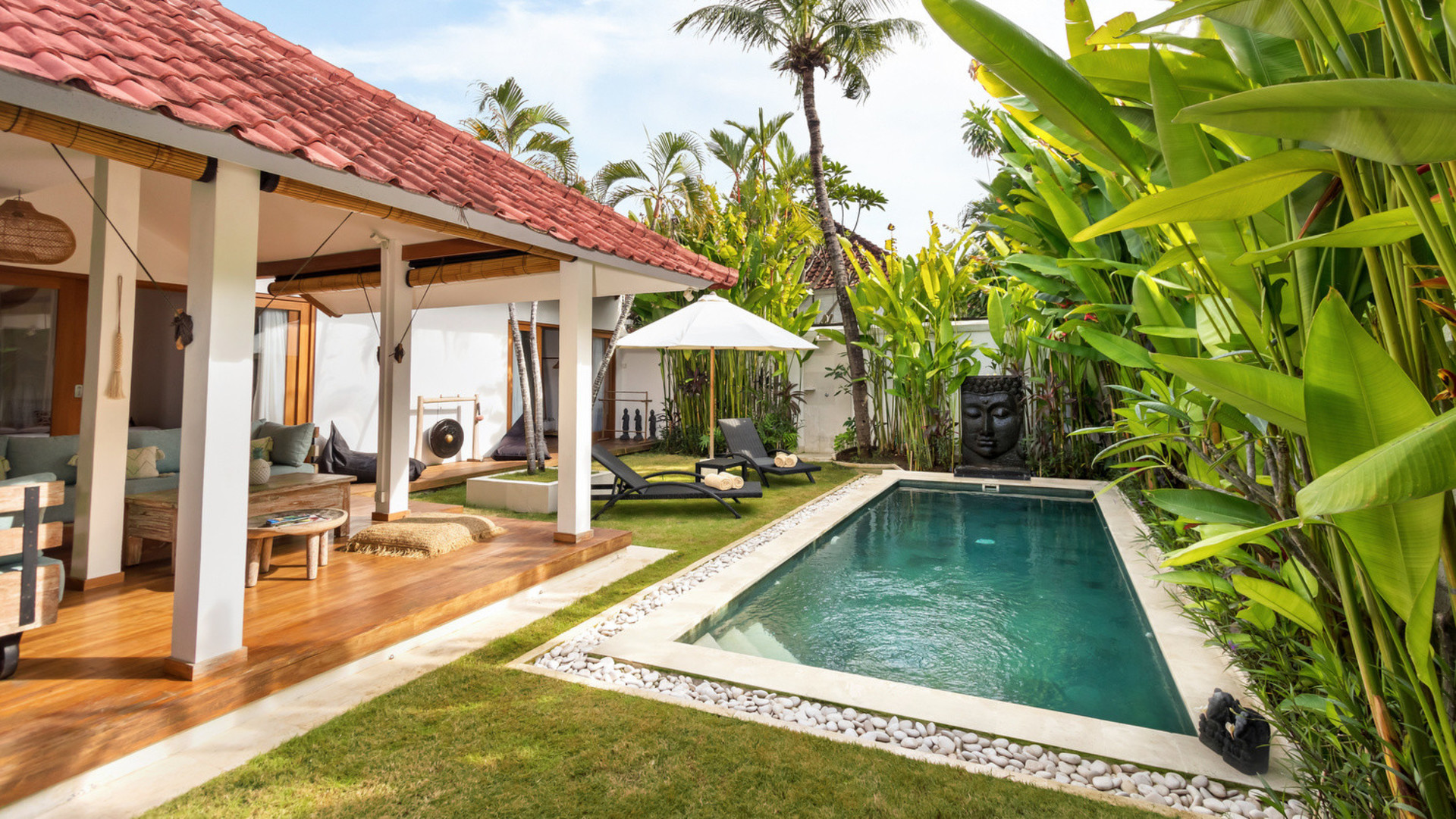 Prostorna vila s 3 spalnicami z vrtom in bazenom na Baliju, vila Bali 2208