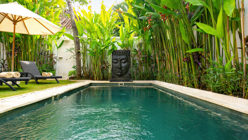 Prostorna vila s 3 spalnicami z vrtom in bazenom na Baliju, vila Bali 2208