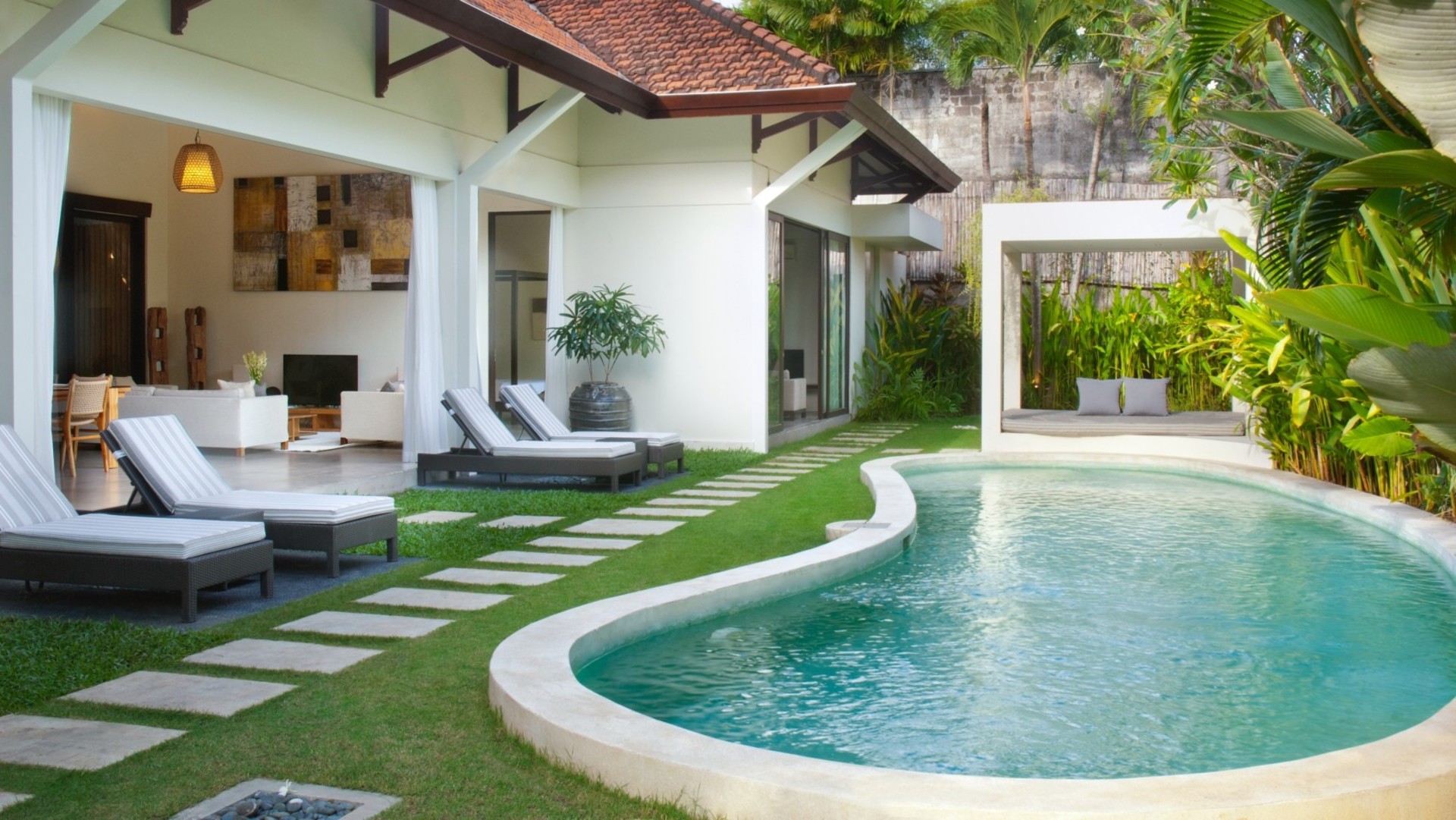 Čudovita 2-sobna vila z zasebnim bazenom, Bali Villa 2215