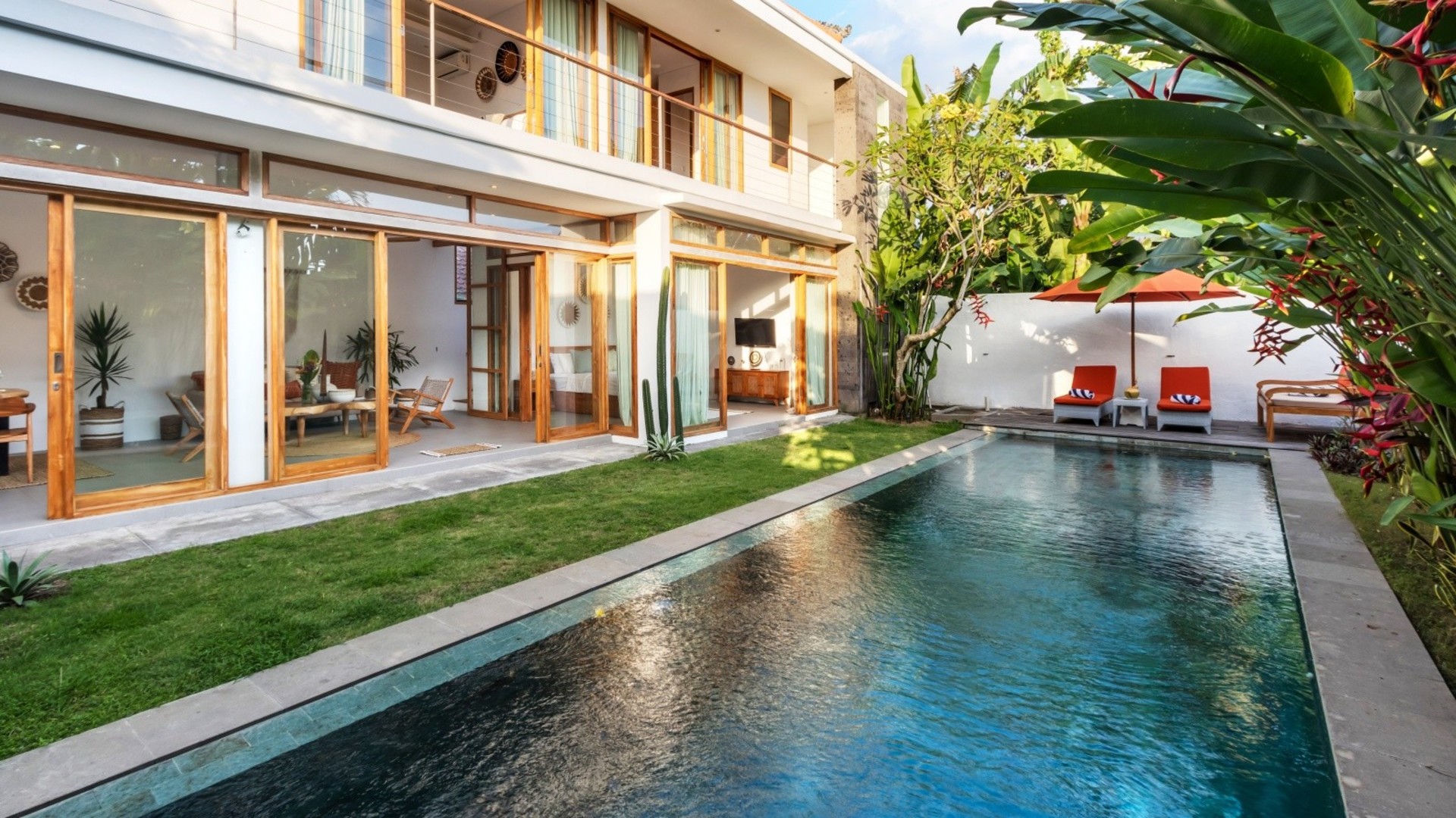 Uživajte v popolnoma opremljeni 4-sobni vili z bazenom in vrtom, Bali Villa 2236