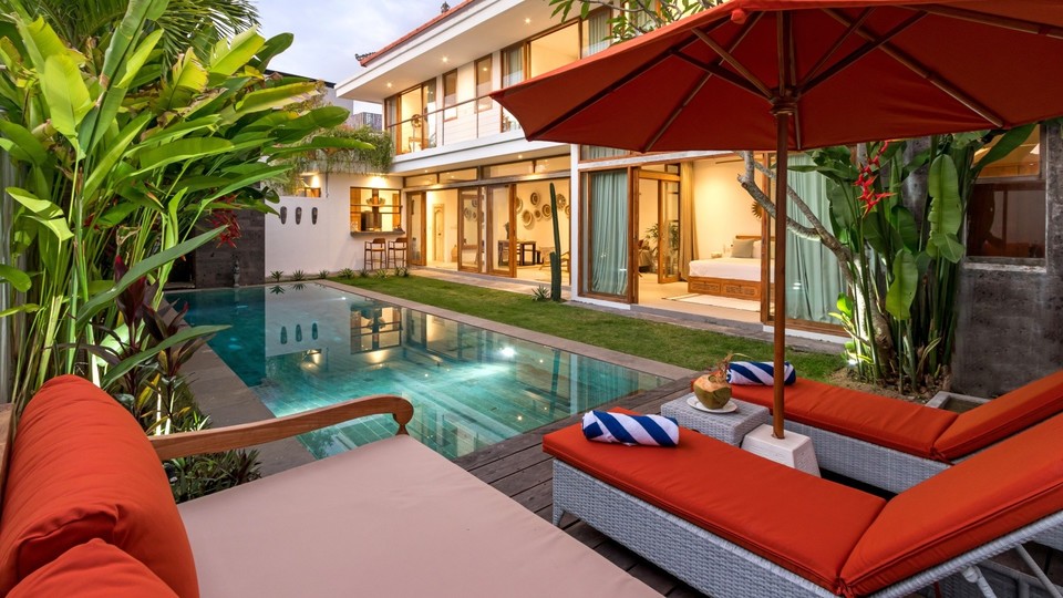 Uživajte v popolnoma opremljeni 4-sobni vili z bazenom in vrtom, Bali Villa 2236