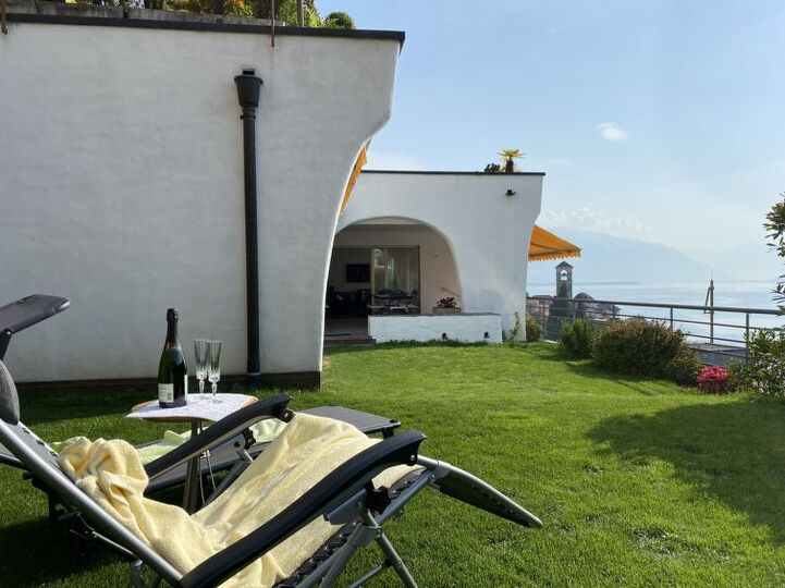 Moderna vila Oasis s 3 spalnicami v slikovitem Ticinu, 1082, Brissago, Switzerland