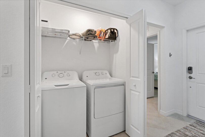 Full-size washer & dryer