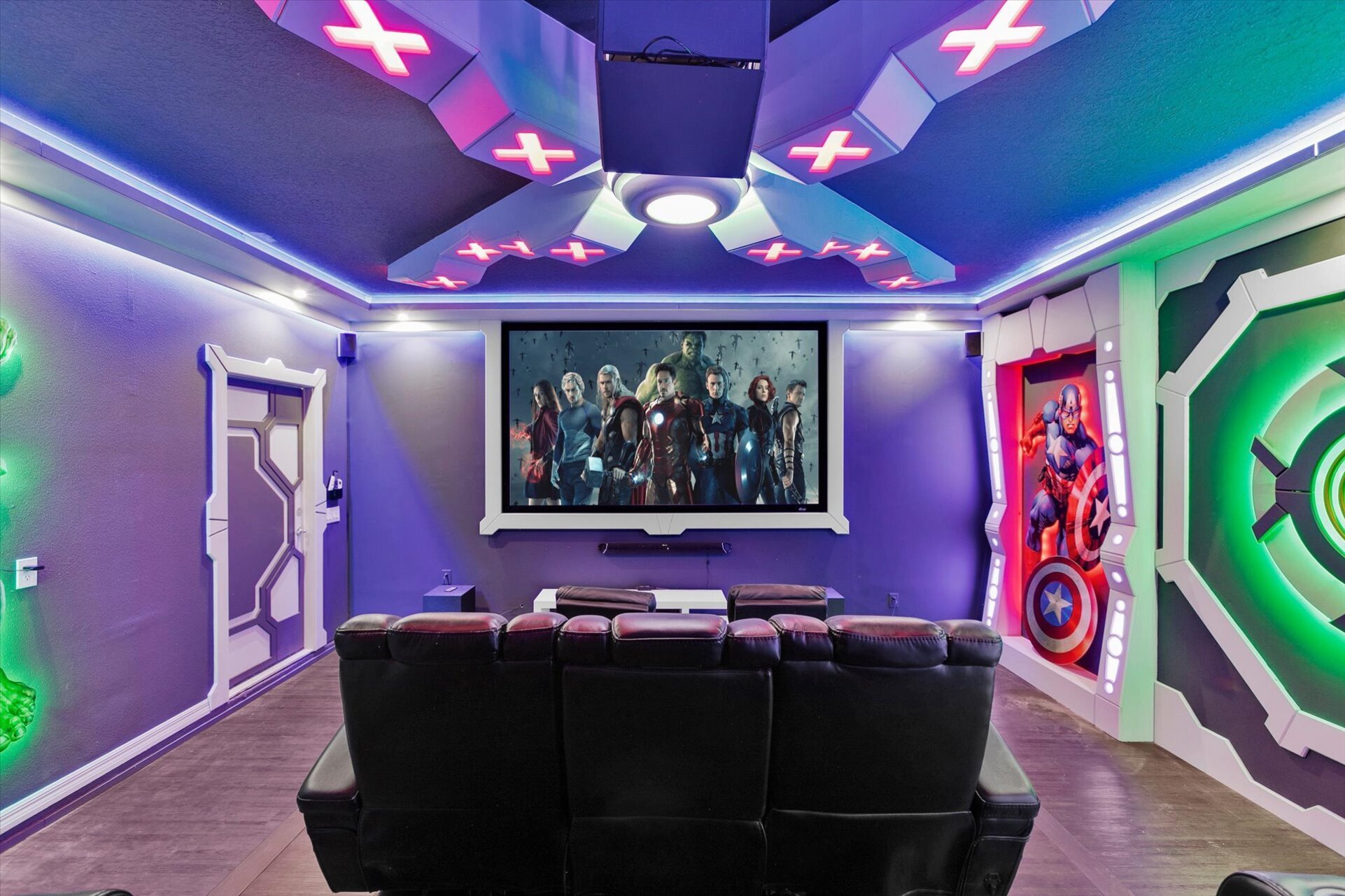 Theater Room - Avengers, Downstairs, 75" SMART TV