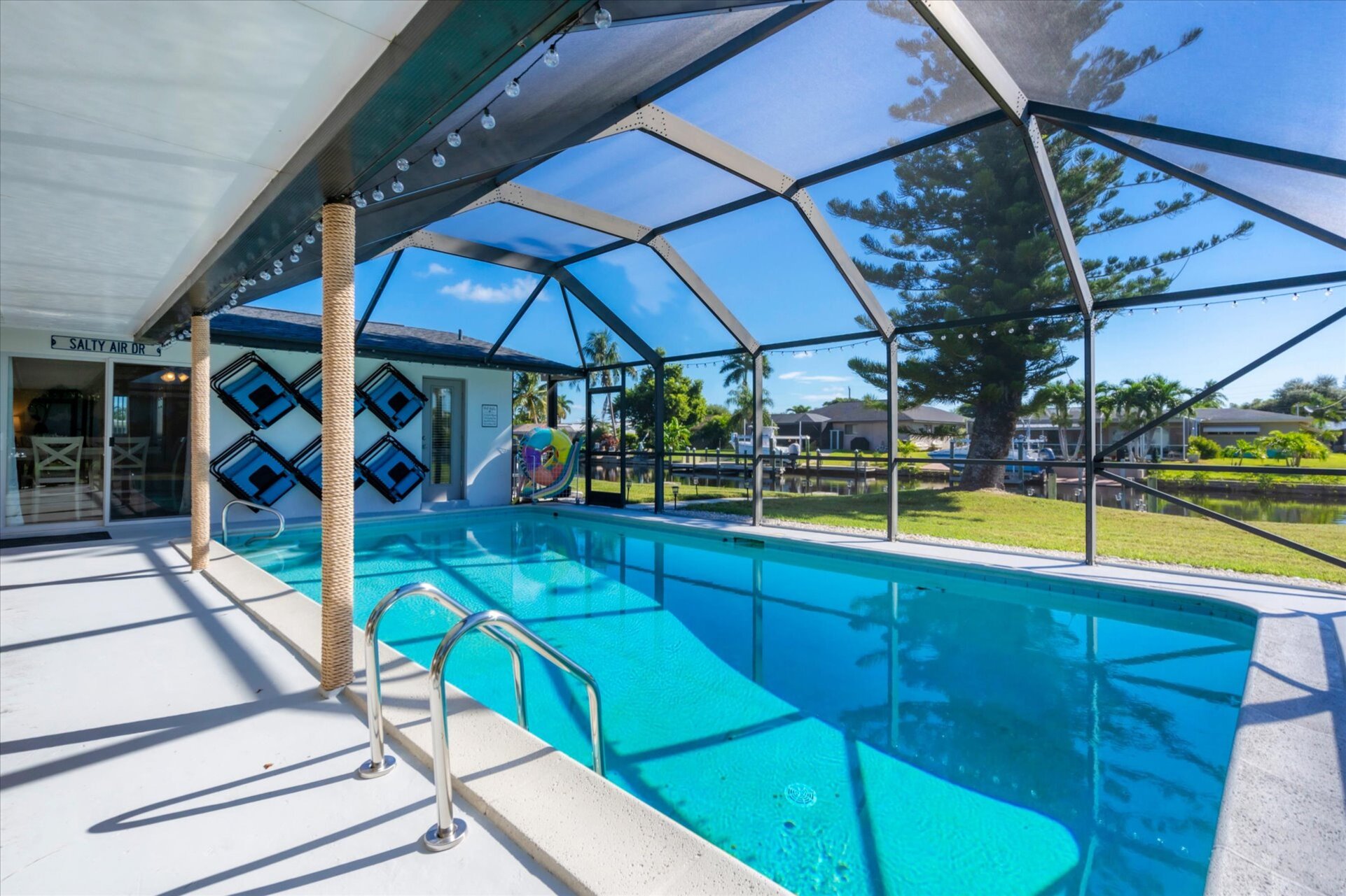 Sparkling pool