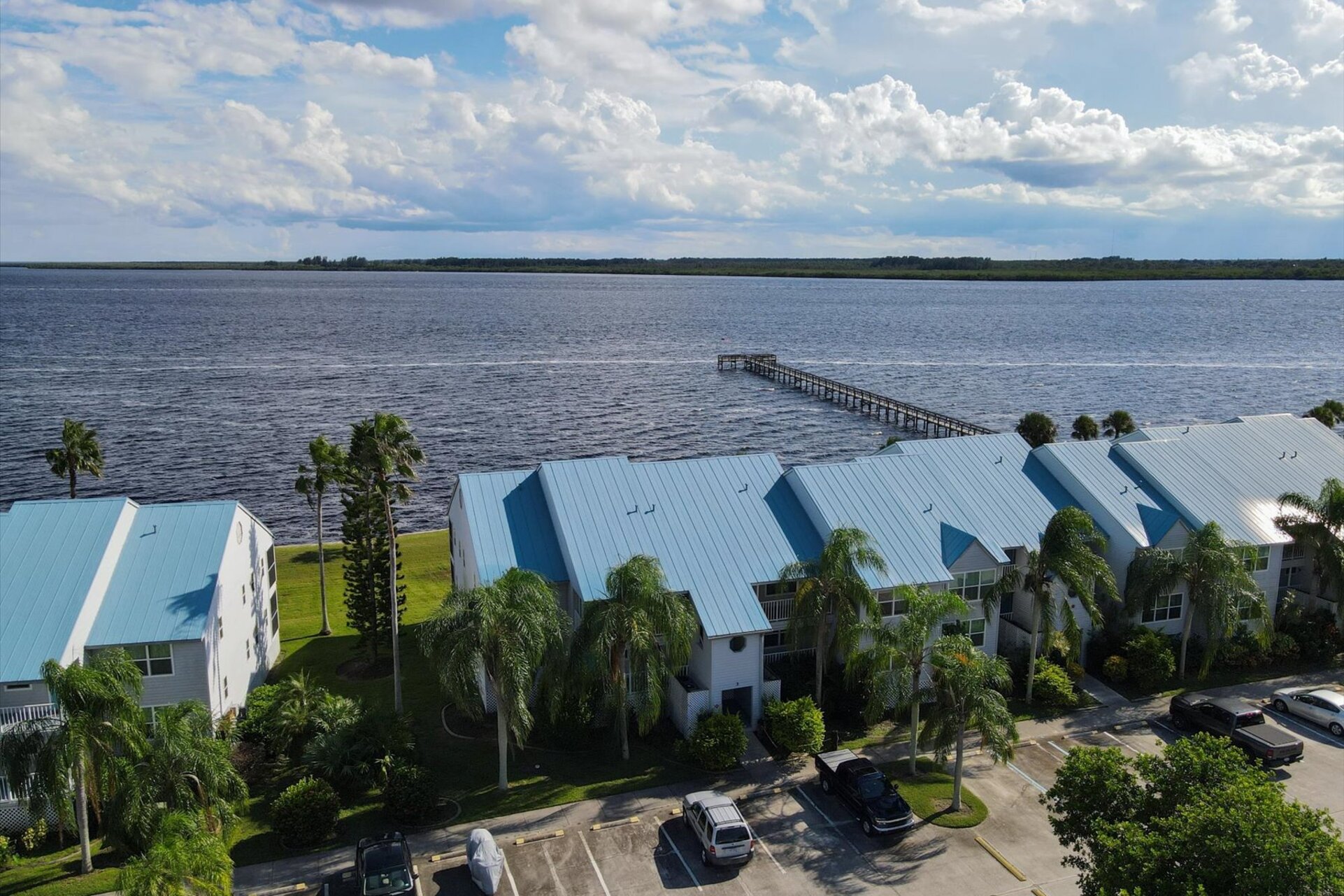 Beautiful waterfront community